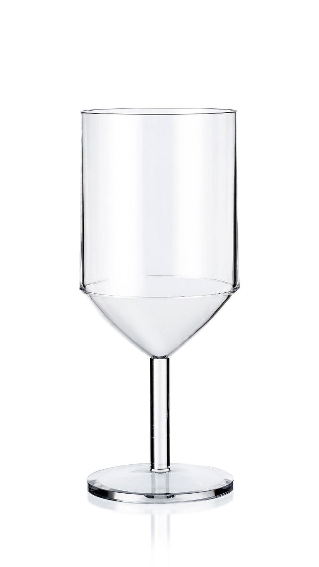 Palm Unbreakable Stackable Wine Glass - 260ml from Palm Products. made out of BPA Free Plastic and sold in boxes of 4. Hospitality quality at wholesale price with The Flying Fork!