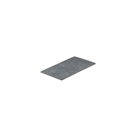 Flat Rectangular Platter, 265 x 160mm, Melamine - Light Concrete from Ryner Melamine. Sold in boxes of 6. Hospitality quality at wholesale price with The Flying Fork!