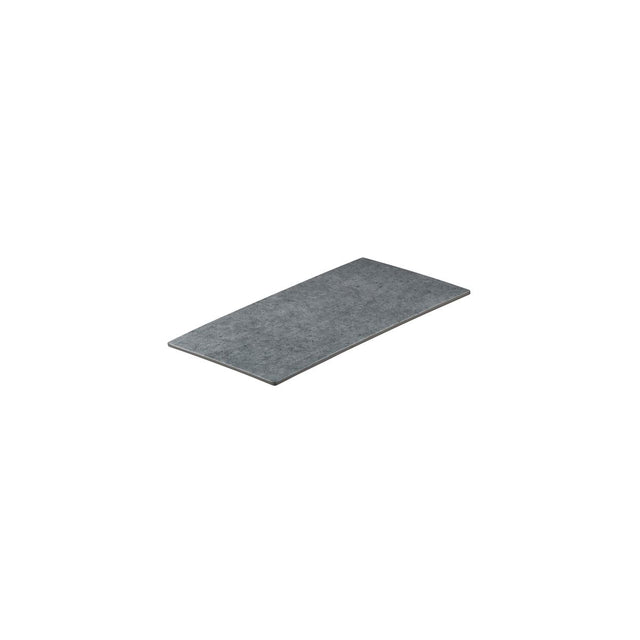Flat Rectangular Platter, 325 x 175mm, Melamine - Light Concrete from Ryner Melamine. Sold in boxes of 6. Hospitality quality at wholesale price with The Flying Fork!