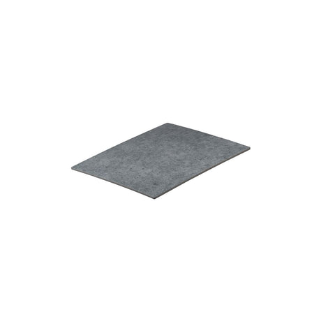 Flat Rectangular Platter, 325 x 265mm, Melamine - Light Concrete from Ryner Melamine. Sold in boxes of 6. Hospitality quality at wholesale price with The Flying Fork!