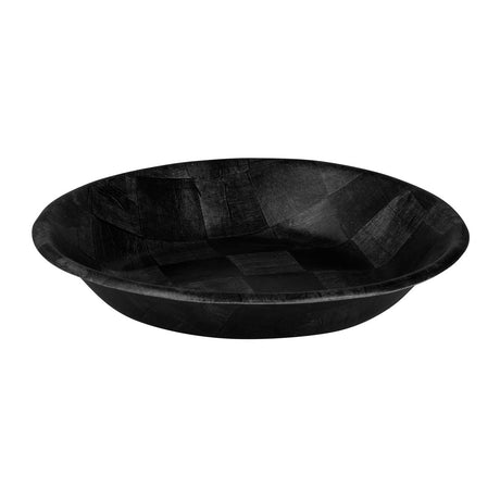 Serving Bowl, 600mm - Black Woven Wood from Trenton. Sold in boxes of 2. Hospitality quality at wholesale price with The Flying Fork!