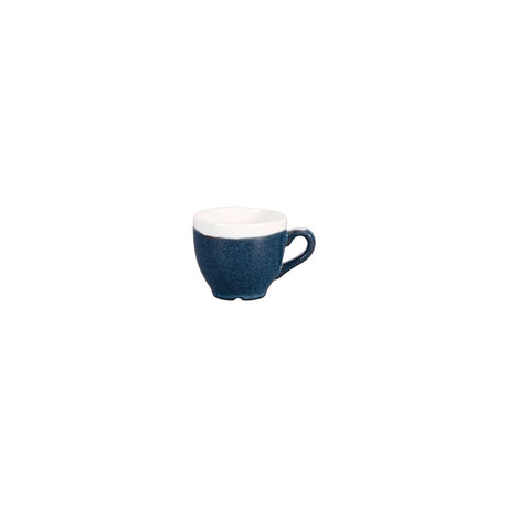 Espresso Cup - 100ml, Monochrome Blue from Churchill. made out of Porcelain and sold in boxes of 12. Hospitality quality at wholesale price with The Flying Fork!