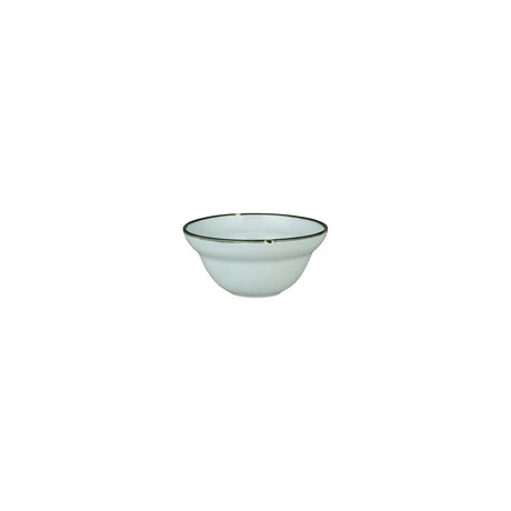 Round Bowl - 120mm, Tintin Blue & Black from Luzerne. made out of Ceramic and sold in boxes of 12. Hospitality quality at wholesale price with The Flying Fork!