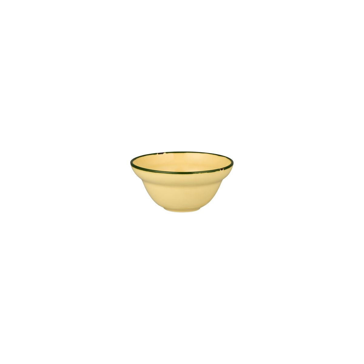 Round Bowl - 120mm, Tintin Sand & Green from Luzerne. made out of Ceramic and sold in boxes of 12. Hospitality quality at wholesale price with The Flying Fork!