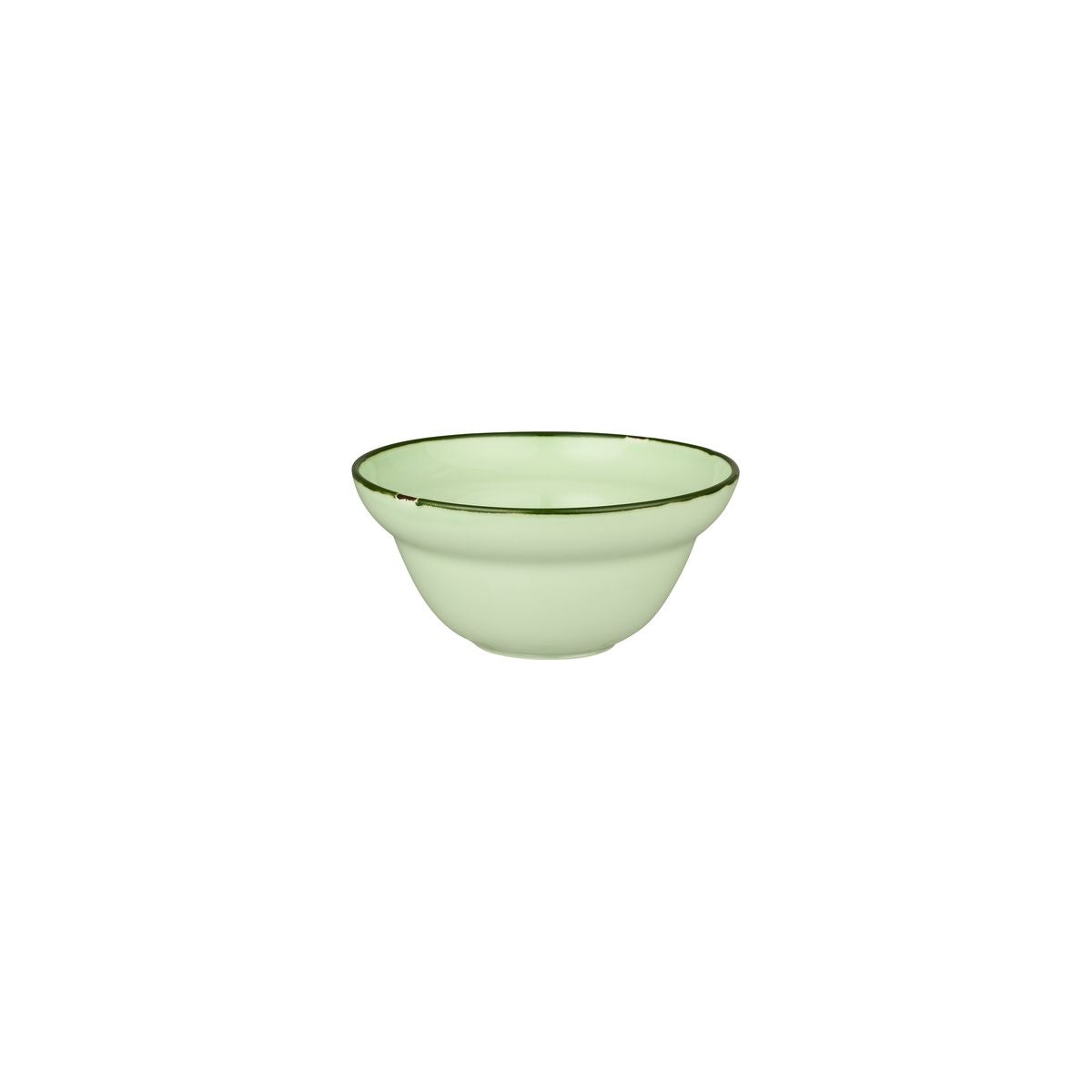 Round Bowl - 150mm, Tintin Green & Green from Luzerne. made out of Ceramic and sold in boxes of 12. Hospitality quality at wholesale price with The Flying Fork!