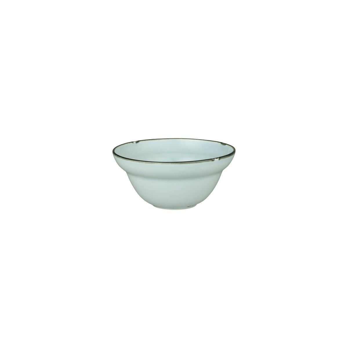 Round Bowl - 150mm, Tintin Blue & Black from Luzerne. made out of Ceramic and sold in boxes of 12. Hospitality quality at wholesale price with The Flying Fork!