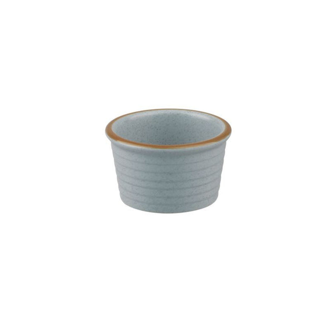 Ramekin - Ribbed, 140ml, Zuma Bluestone from Zuma. ribbed, made out of Ceramic and sold in boxes of 6. Hospitality quality at wholesale price with The Flying Fork!