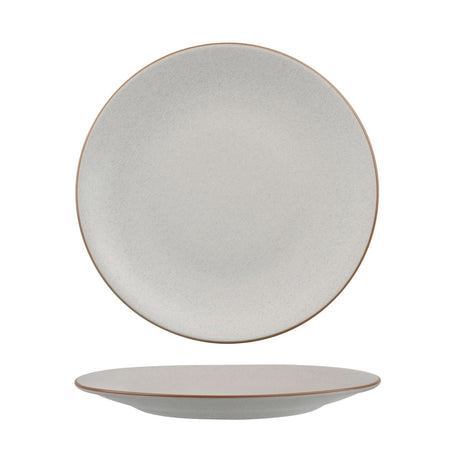 Round Coupe Plate - 260mm, Zuma Mineral from Zuma. Matt Finish, made out of Ceramic and sold in boxes of 6. Hospitality quality at wholesale price with The Flying Fork!