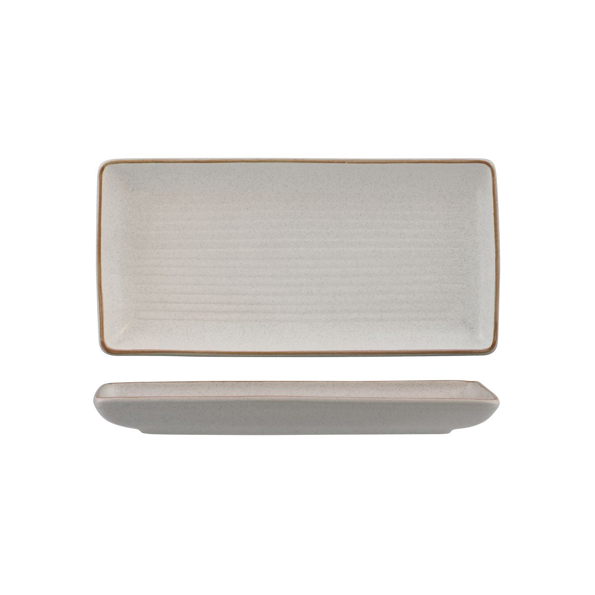 Share Platter - 250 x 125mm, Zuma Mineral from Zuma. made out of Ceramic and sold in boxes of 6. Hospitality quality at wholesale price with The Flying Fork!