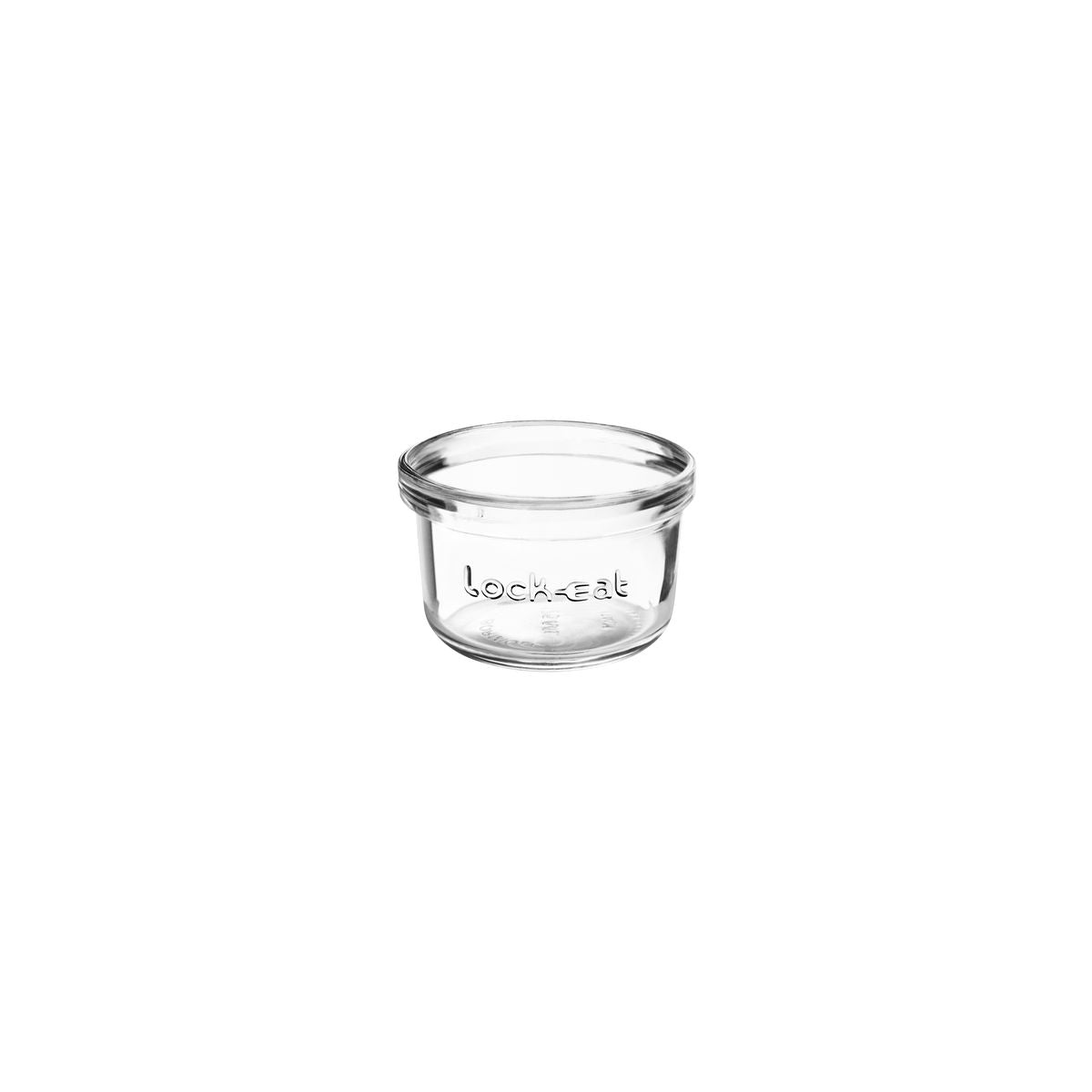 Food Jar, 125ml - Lock Eat from Luigi Bormioli. made out of Glass and sold in boxes of 24. Hospitality quality at wholesale price with The Flying Fork!