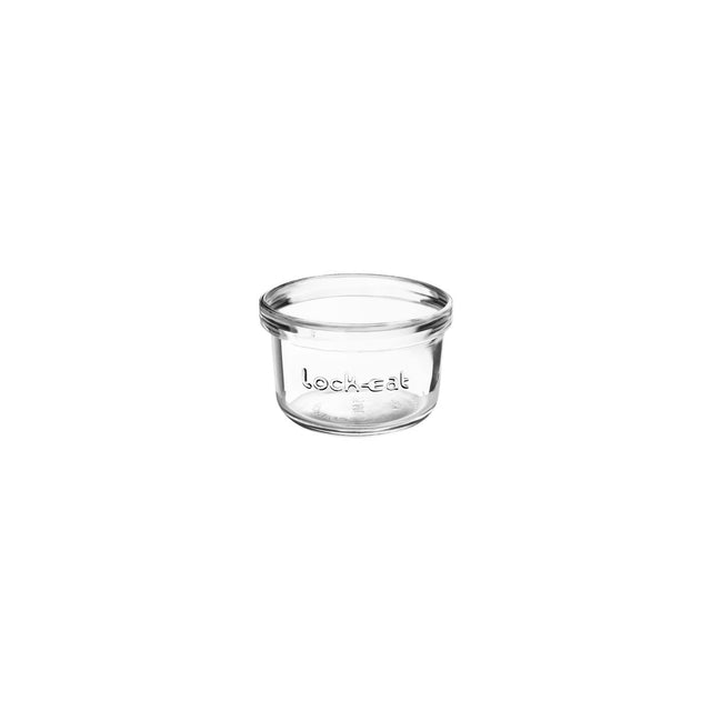 Food Jar, 125ml - Lock Eat from Luigi Bormioli. made out of Glass and sold in boxes of 24. Hospitality quality at wholesale price with The Flying Fork!