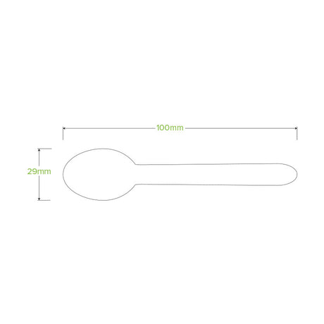 10cm tea spoon - FSC 100% - wood - Carton of 2000 units