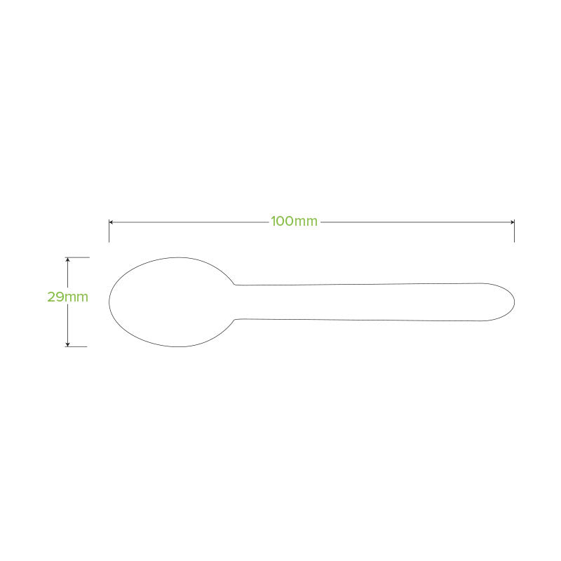 10cm tea spoon - FSC 100% - wood - Carton of 2000 units