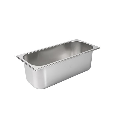 Ice Cream Container - Stainless Steel, 360 x 165 x 120mm, 5.0Lt from CaterChef. made out of Stainless Steel and sold in boxes of 2. Hospitality quality at wholesale price with The Flying Fork!