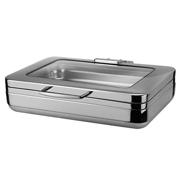 Induction Chafer - S-S, Rect., 1-1 Size, Prince from Athena. made out of Stainless Steel and sold in boxes of 1. Hospitality quality at wholesale price with The Flying Fork!