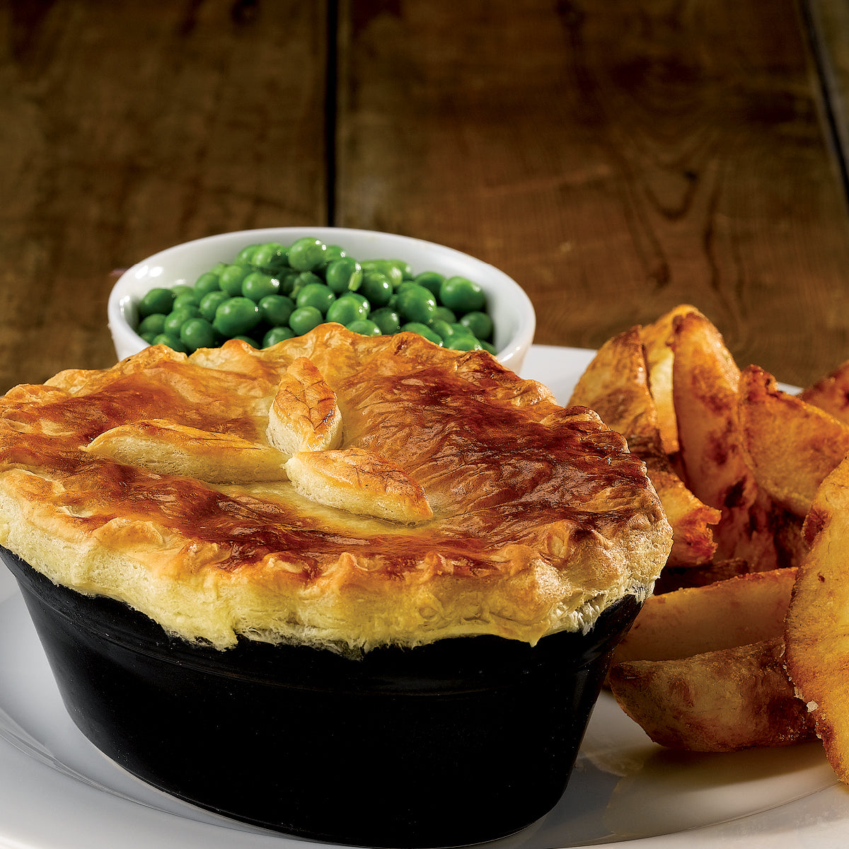 Square Pie Dish - 120x120mm, Black, Churchill: Pack of 12