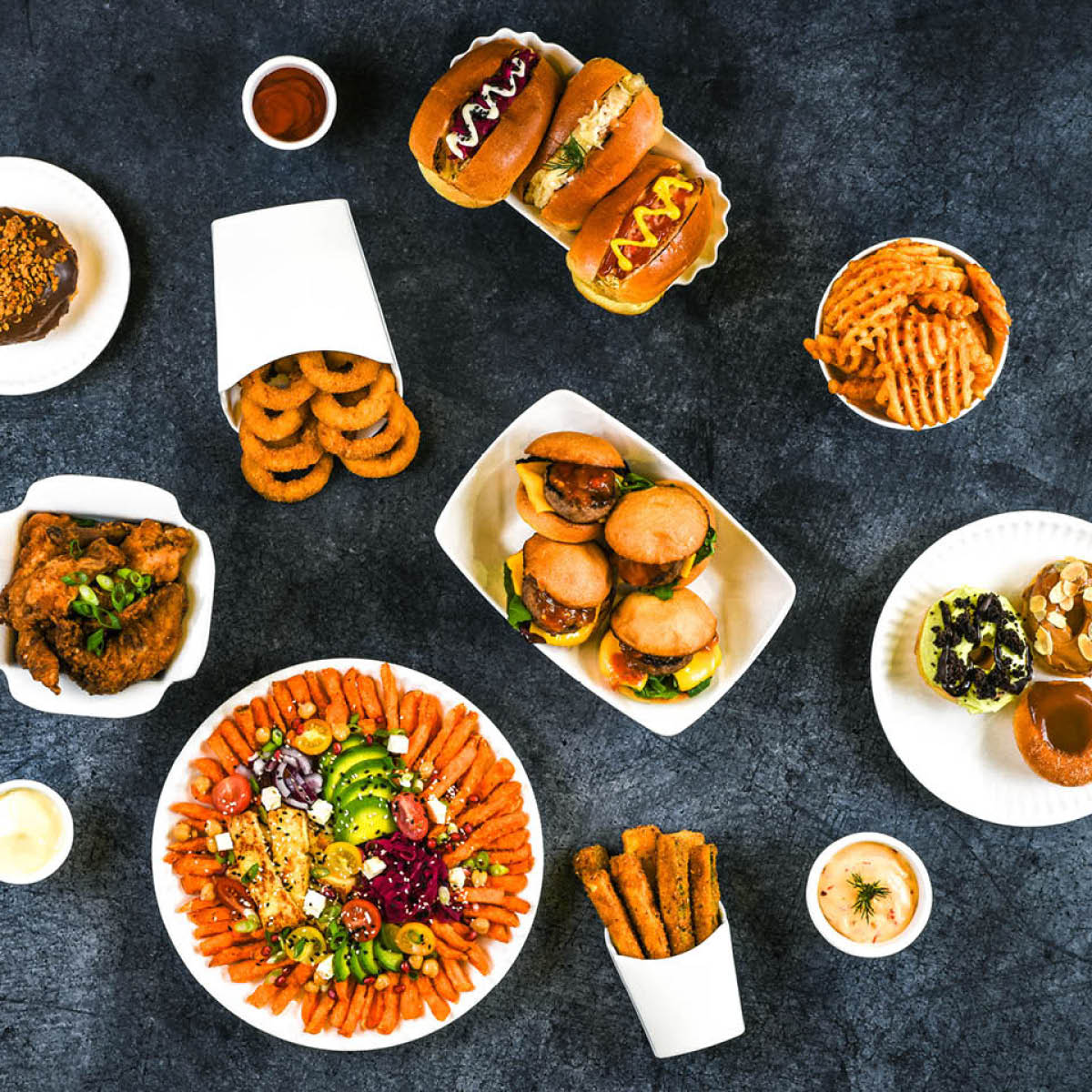 Paper Look Large Boat - 220x145mm, Fortessa Food Truck: Pack of 4