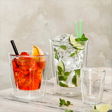 Luigi Bormioli, Double Wall, Thermic Long Drink - 370mL: Pack of 2