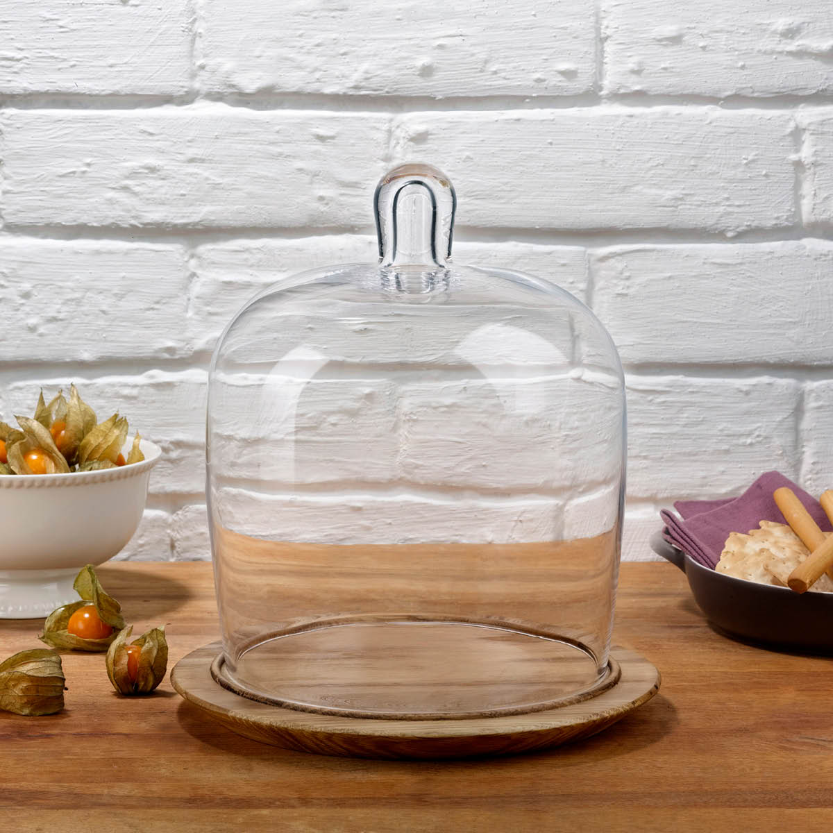 Meringue Cake Glass Dome - 203mm