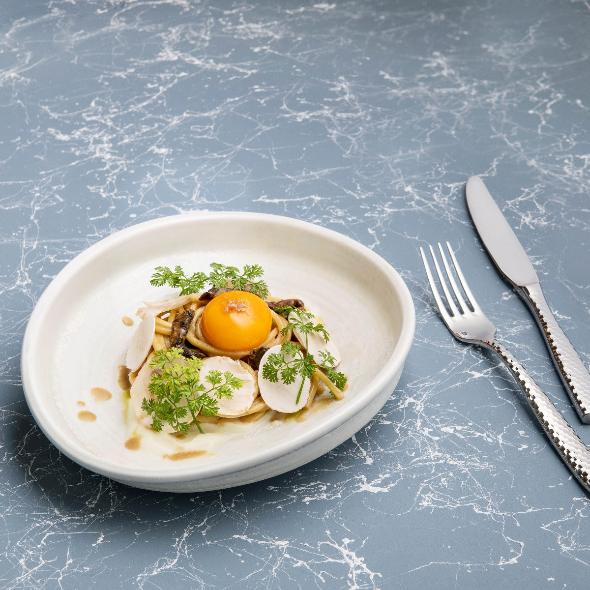 Organic Bowl-Plate - 255x235mm, Willow: Pack of 6