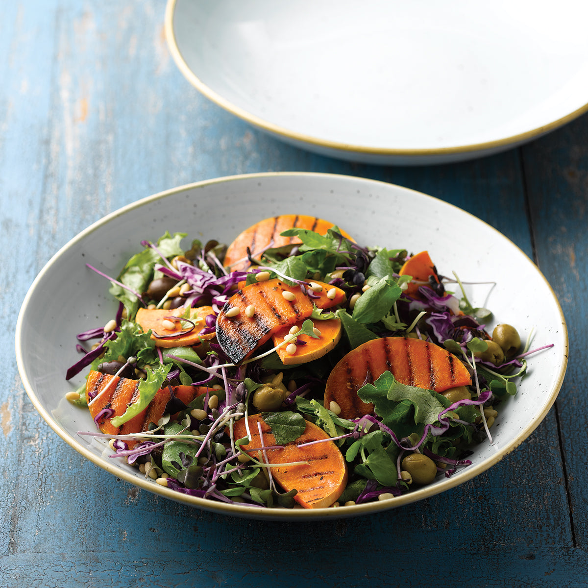 Bowl - 182mm, Duck Egg, Stonecast: Pack of 12