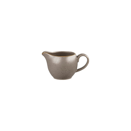 Milk-Sauce Jug - 114mL, Peppercorn Grey, Stonecast from Churchill. made out of Porcelain and sold in boxes of 4. Hospitality quality at wholesale price with The Flying Fork!