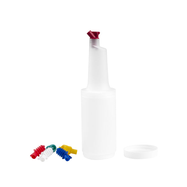 Juice Container - Round, 1.0Lt from Cater-Rax. Sold in boxes of 1. Hospitality quality at wholesale price with The Flying Fork!