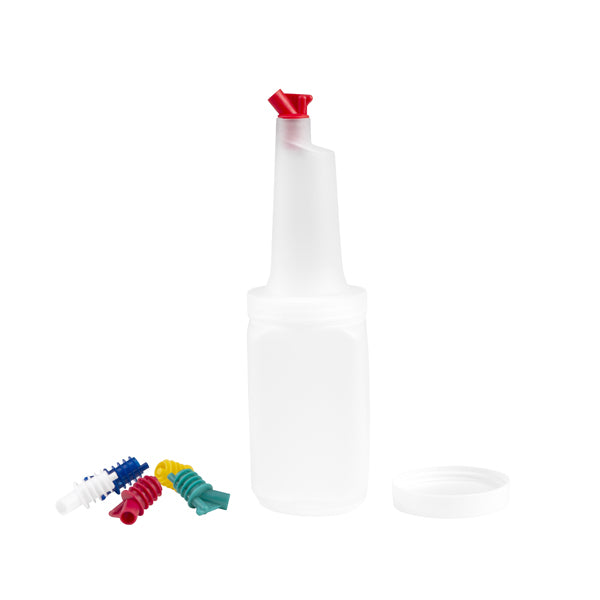 Juice Container - Square, 1.0Lt from Cater-Rax. Sold in boxes of 1. Hospitality quality at wholesale price with The Flying Fork!