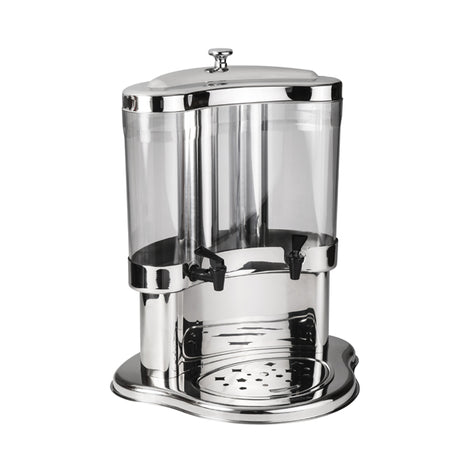 Juice Dispenser - 18-10, Double, 2 x 5.0Lt from Sunnex. Sold in boxes of 1. Hospitality quality at wholesale price with The Flying Fork!