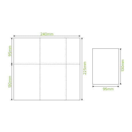 1-ply compact dispenser napkin (D Fold) - FSC Mix - natural - Carton of 5000 units