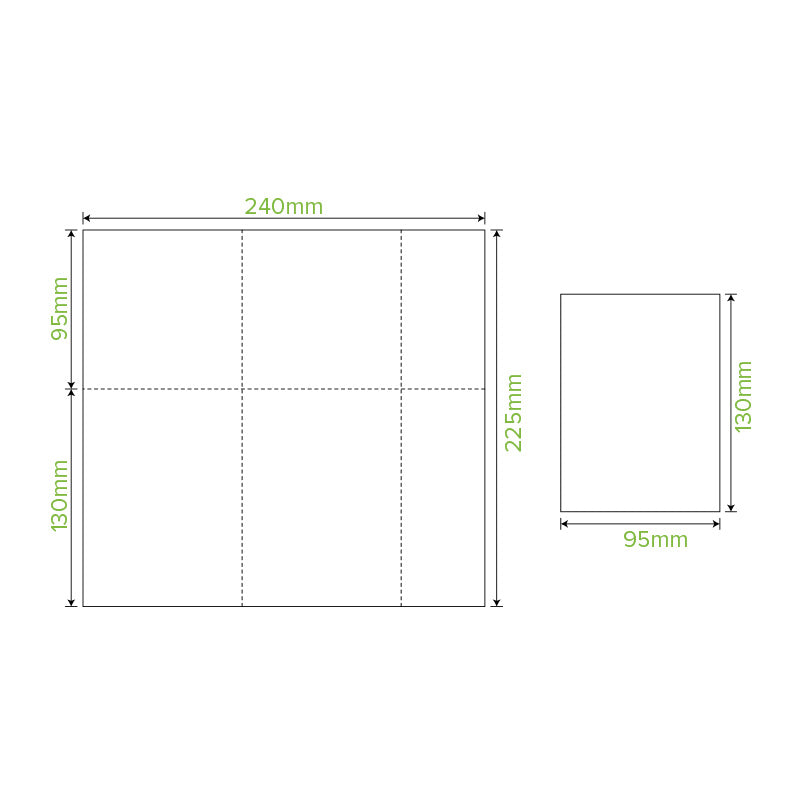 1-ply compact dispenser napkin (D Fold) - FSC Mix - white - Carton of 5000 units