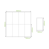 2-ply 1/8 fold dinner napkin - FSC Mix - natural - Carton of 1000 units