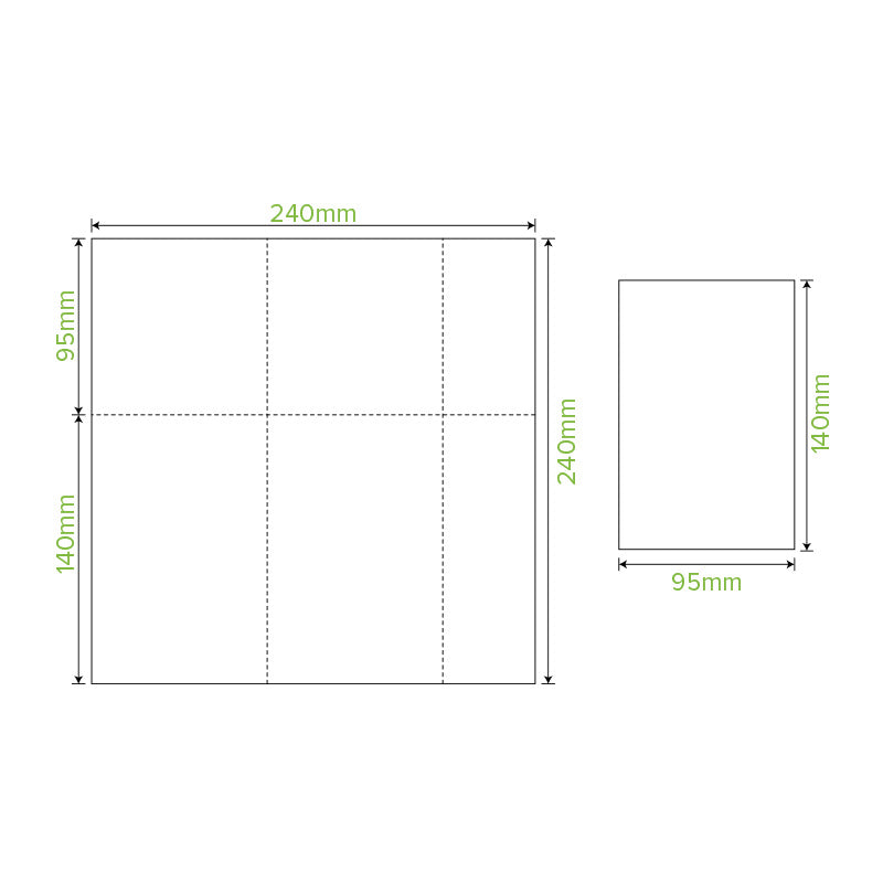 1-ply tall dispenser napkin (E Fold) - FSC Mix - natural - Carton of 5000 units