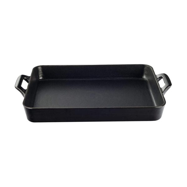 Roast Pan - 340x250x70mm, Black from La Cuisine. Sold in boxes of 1. Hospitality quality at wholesale price with The Flying Fork!