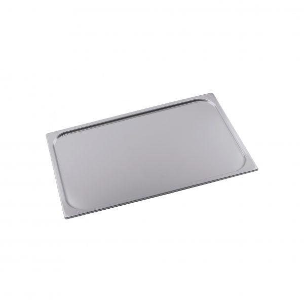 Flat & Stackable Maxipan Lid - Size 1-2 from Inox Macel. made out of Stainless Steel and sold in boxes of 1. Hospitality quality at wholesale price with The Flying Fork!