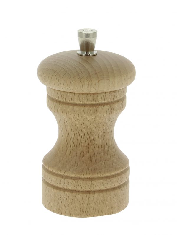 Pepper Mill - 100mm, Paso, Natural from Marlux. made out of Wood and sold in boxes of 1. Hospitality quality at wholesale price with The Flying Fork!