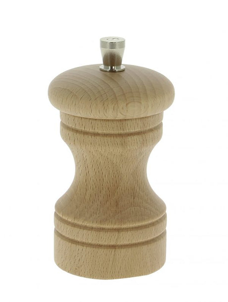 Pepper Mill - 100mm, Paso, Natural from Marlux. made out of Wood and sold in boxes of 1. Hospitality quality at wholesale price with The Flying Fork!