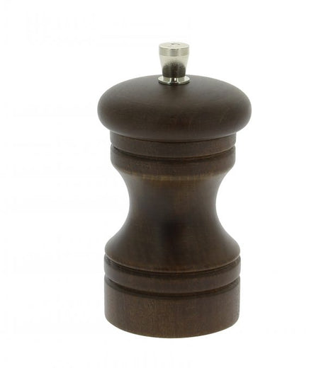 Pepper Mill - 100mm, Paso, Dark from Marlux. made out of Wood and sold in boxes of 1. Hospitality quality at wholesale price with The Flying Fork!