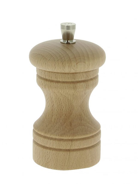 Salt Mill - 100mm, Paso, Natural from Marlux. made out of Wood and sold in boxes of 1. Hospitality quality at wholesale price with The Flying Fork!