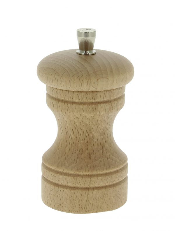 Salt Mill - 100mm, Paso, Natural from Marlux. made out of Wood and sold in boxes of 1. Hospitality quality at wholesale price with The Flying Fork!