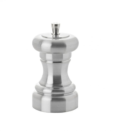 Salt Mill - 100mm, Zumba, Stainless Steel from Marlux. made out of Stainless Steel and sold in boxes of 1. Hospitality quality at wholesale price with The Flying Fork!