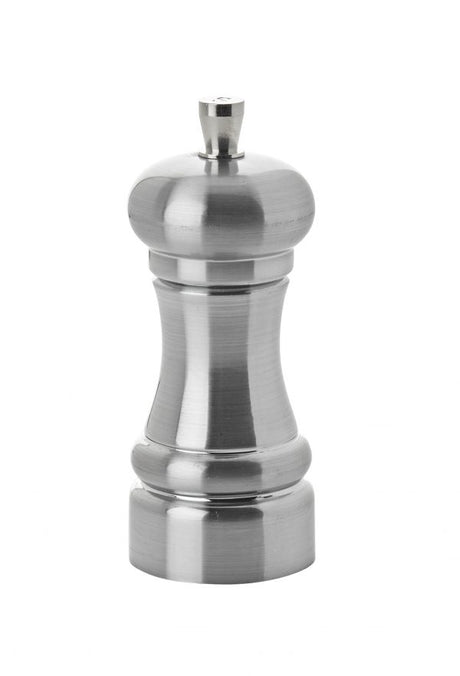 Salt Mill - 110mm, Snoa, Stainless Steel from Marlux. made out of Stainless Steel and sold in boxes of 1. Hospitality quality at wholesale price with The Flying Fork!