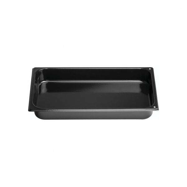 Black Enamel Maxipan - 65mm, 1-1 from Inox Macel. made out of Stainless Steel and sold in boxes of 1. Hospitality quality at wholesale price with The Flying Fork!