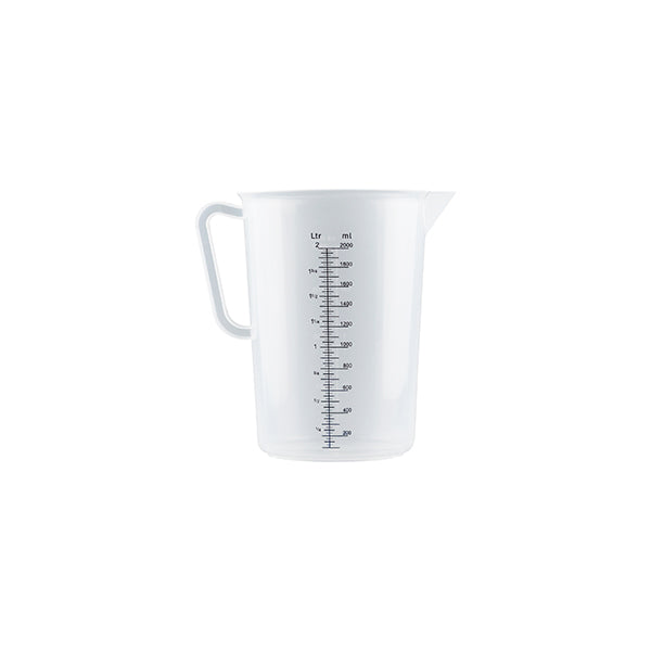 Measuring Jug - Pp, Graduated, 2.0Lt from TheFlyingFork. Sold in boxes of 1. Hospitality quality at wholesale price with The Flying Fork!