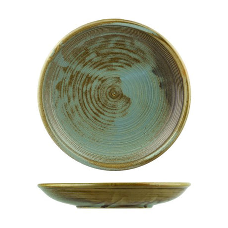Medium Deep Plate, Nourish, 255mm from Cheforward. made out of Porcelain and sold in boxes of 6. Hospitality quality at wholesale price with The Flying Fork!