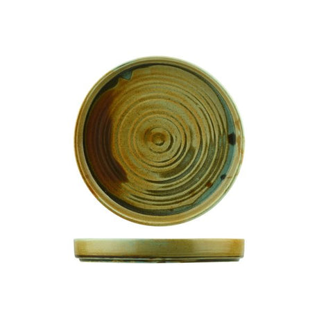 Medium Round Stackable Plate, Nourish, 205x25mm from Cheforward. Sold in boxes of 6. Hospitality quality at wholesale price with The Flying Fork!