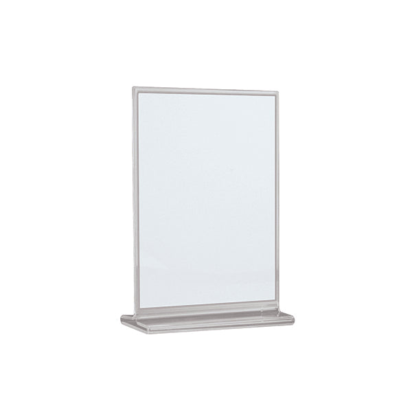Menu Stand Frame - Acrylic, 190 x 125mm from TheFlyingFork. Sold in boxes of 1. Hospitality quality at wholesale price with The Flying Fork!