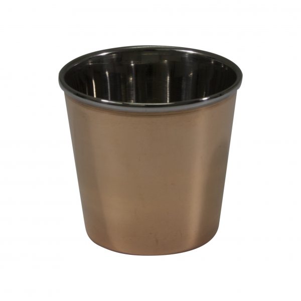 Pot - 150ml, Miniatures, Copper from Chef Inox. made out of Copper and sold in boxes of 4. Hospitality quality at wholesale price with The Flying Fork!