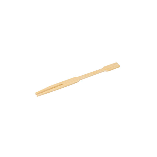 Mini Fork - Bamboo, 90mm (100 pack) from Trenton. Sold in boxes of 12. Hospitality quality at wholesale price with The Flying Fork!