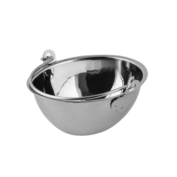 Mini Oval Pail - S-S, 120 x 100 x 55mm from Moda. Sold in boxes of 1. Hospitality quality at wholesale price with The Flying Fork!